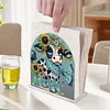 Diamond Painting Acrylic Cow Napkin Holder Set Home Decor