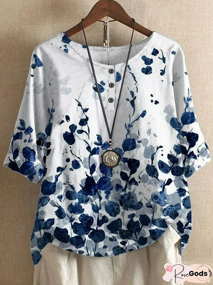 Floral Shift Holiday Shirts & Tops