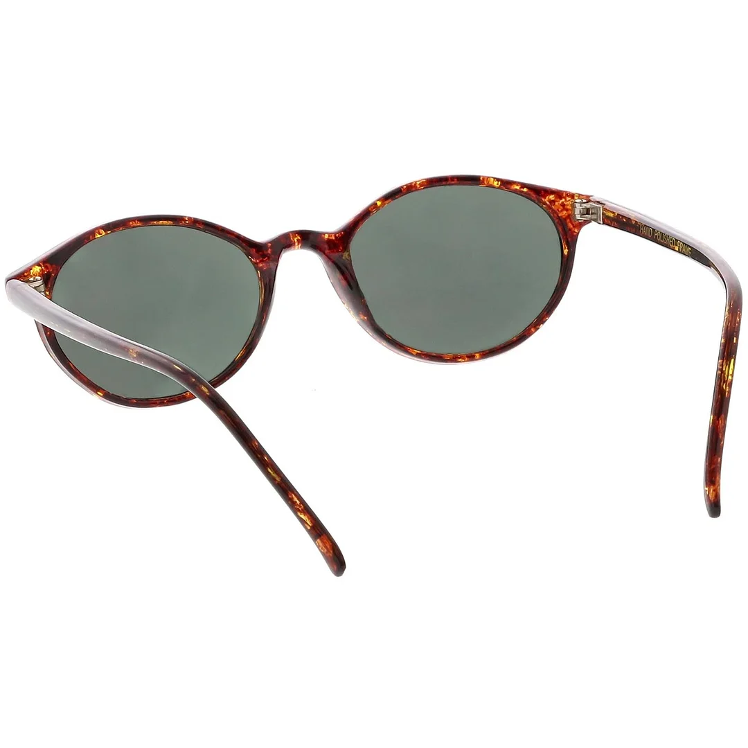 True Vintage Small Horn Rimmed Oval glasses Slim Arms 48mm