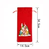 5D DIY Special Shaped Drill Diamond Painting Christmas House Wine Bottle Bags Covers Kits