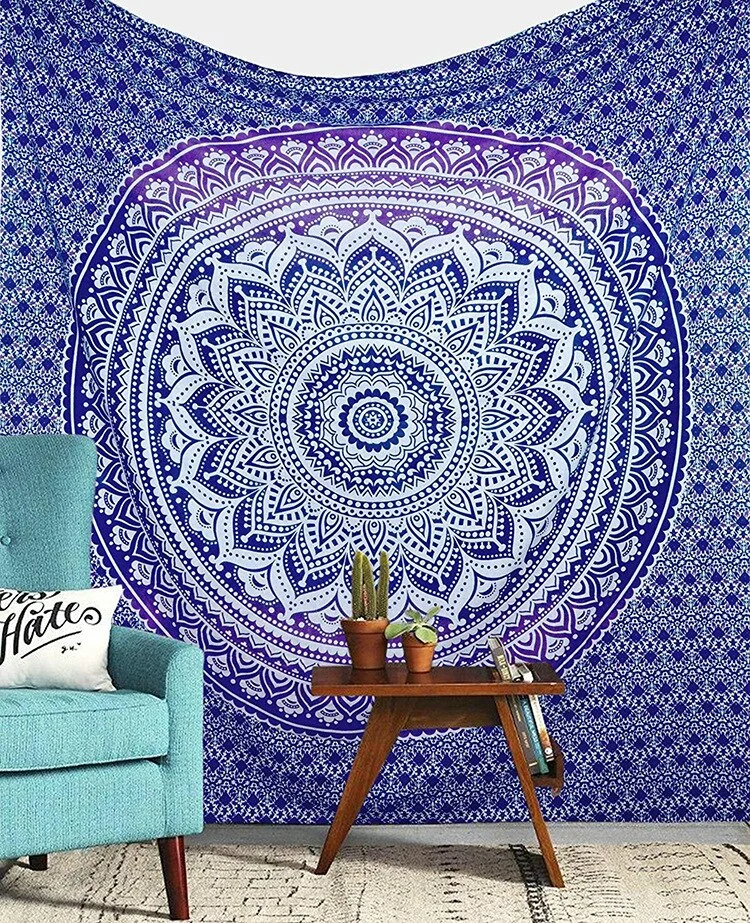 Mandela Wall Hanging Tapestry Yoga Beach Throw Carpet Home Bedroom Decor Mandala Wall Tapestry Blanket