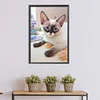Diamond Painting-DIY Full Round Drill Cat(45*30 cm)