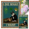 (Multi-Style) Black Cat-11CT Stamped Cross Stitch 40*60cm/15.75*23.62in (Big Size)