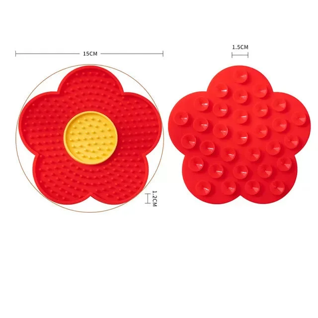 Silicone pet licking mat: safe material, allowing pets to lick with peace of mind