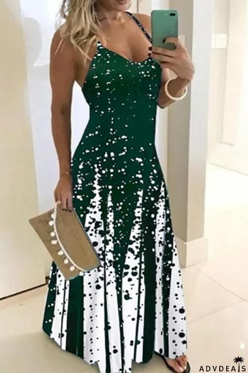 Starry Sky Slip Maxi Dress