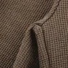 Men's Vintage Waffle Knit Surf Brown Elastic Drawstring Walkshort Shorts by Inlyline