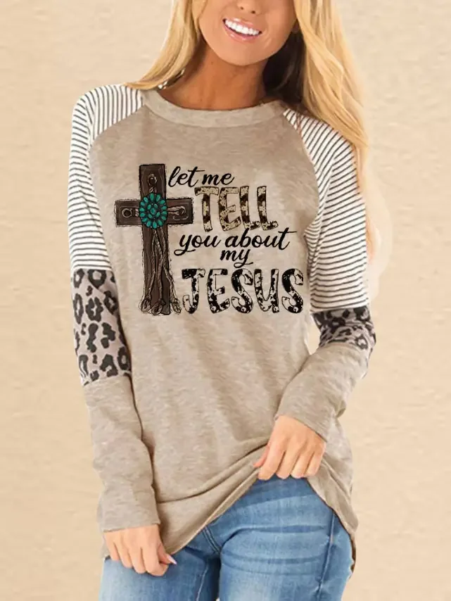 Women's Long Sleeves-Let Me Tell You About My Jesus
