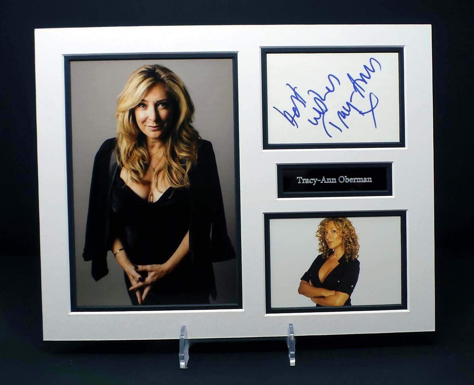 Tracey Ann OBERMAN Actress Signed Mounted SEXY Photo Poster painting Display AFTAL RD COA