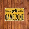 2pcs - Warning Vintage Metal Signs(12*16Inch)  