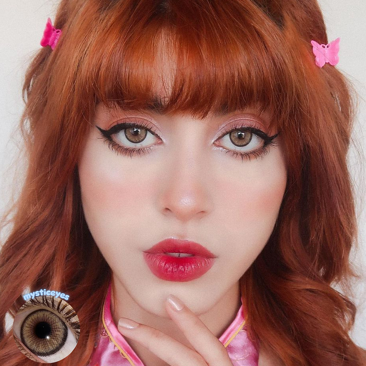 Dawn Mirage Brown Colored Contact Lenses
