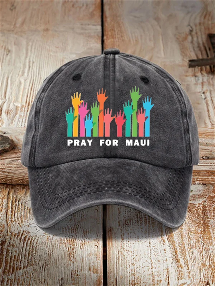 Unisex Pray For Hawaii MAUI Wildfire Hat