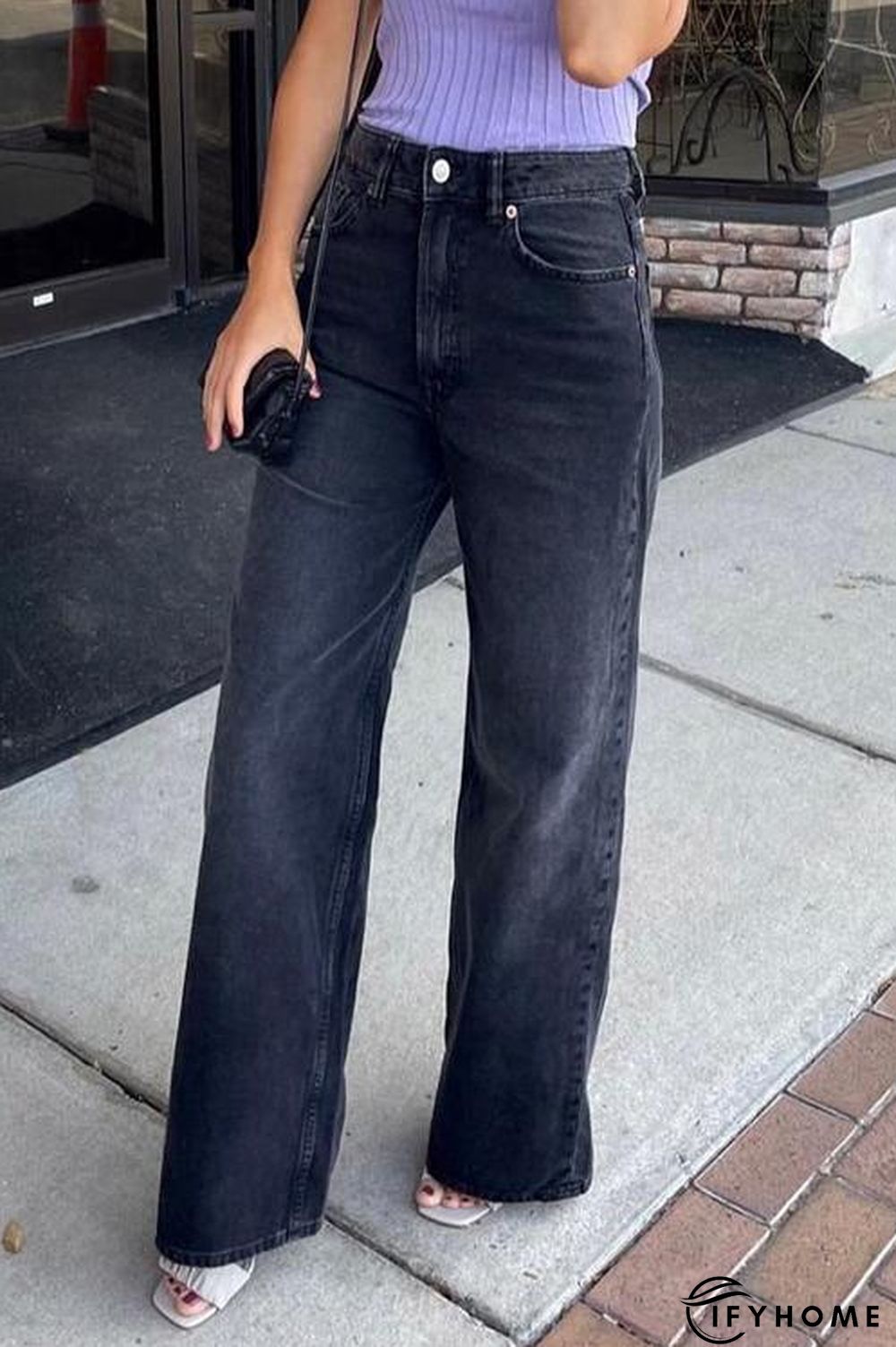 Loose Straight Leg Jeans | IFYHOME