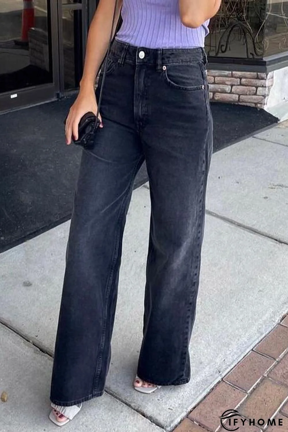 Loose Straight Leg Jeans | IFYHOME