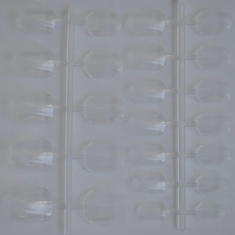 Pure Light Pink Artificial Nails Candy Short Full Cover Tips Easy DIY Acrylic False Nail Manicure Accessories Salon Product F28-Nail Inspo