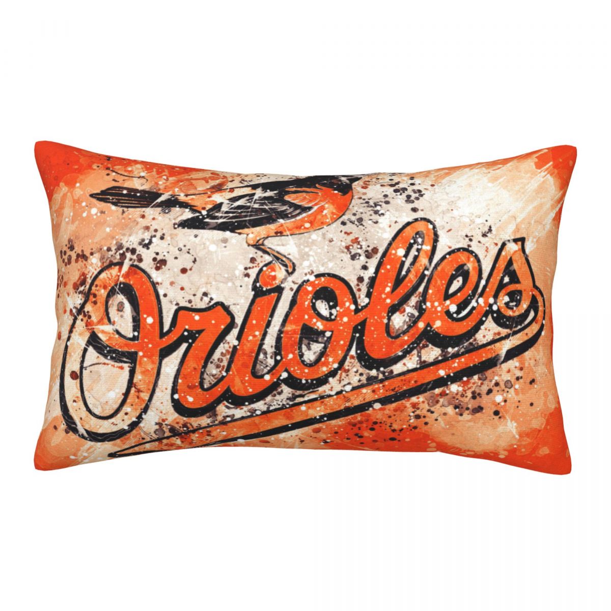Baltimore Orioles Grunge Paint Art Couch Pillow Cases