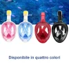 Gioiacombo&trade; Maschera da snorkeling con vista sul mare a 180 &deg;