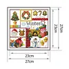 Winter-14CT Stamped Cross Stitch Kit(27x27cm)