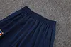 Joyfball 2025/2026 Atletico Madrid Half-Pull Training Suit Sapphire Blue Football Shirt 1:1 Thai Quality