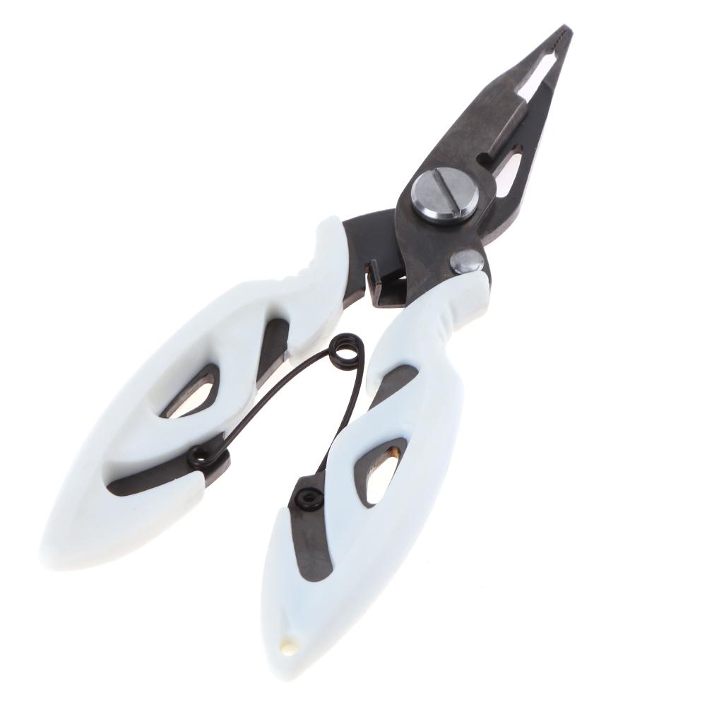

Fishing Pliers Metal Scissors Hook Remover Fish Line Cutter Tackle, White, 501 Original