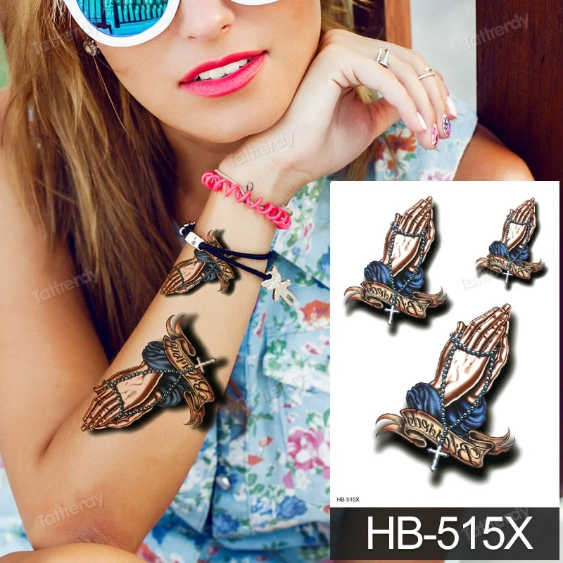 Waterproof Temporary Tattoo Sticker Butterfly Flower Wing Fake Tatto Big Tatoo Tatouage Temporaire Back Chest For Women Girl