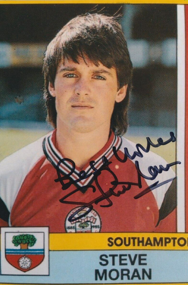 Steve Moran Hand Signed 6x4 Photo Poster painting Southampton Autograph 2