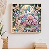 Flowers Butterfly - Crystal Rhinestone Diamond Painting