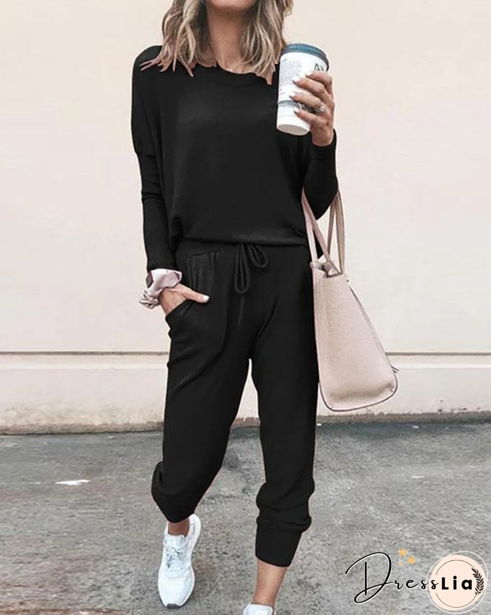 2 Peice Set Women Elegant Pants Sets Female Casual Outfits Jogger