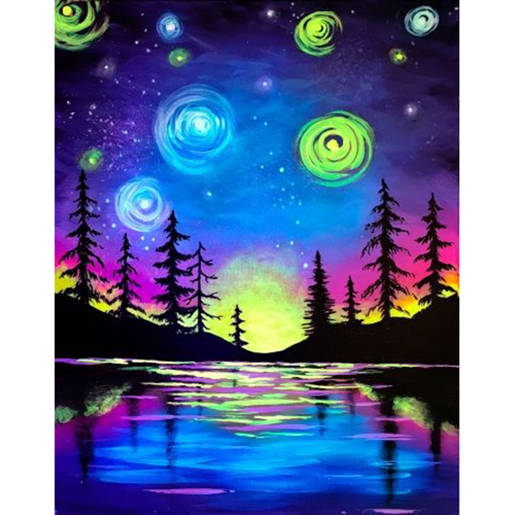 

Night View - Round Drill Diamond Painting - 30*40CM, 501 Original