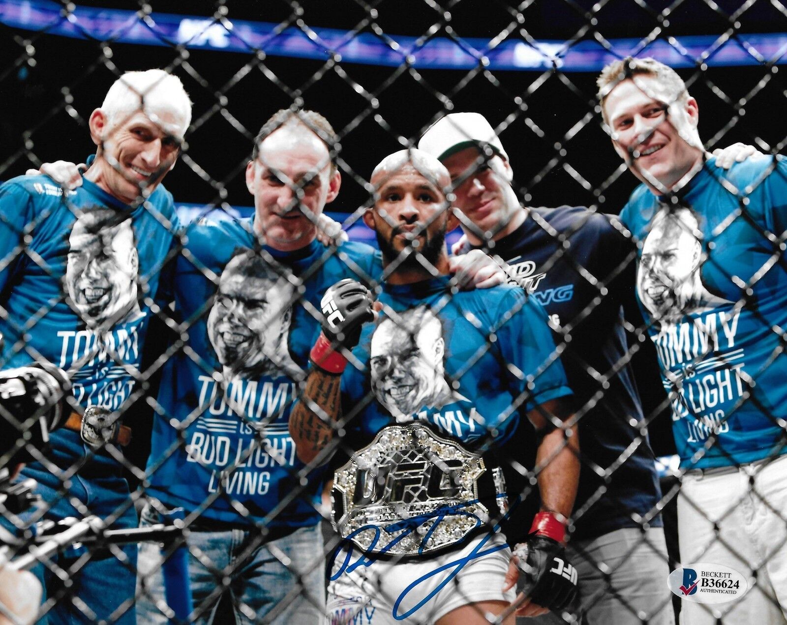 Demetrious Johnson Signed 8x10 Photo Poster painting BAS Beckett COA UFC WEC Picture Autograph J