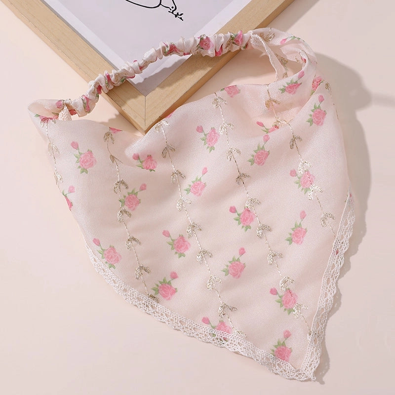 Women’s Sweet Minimalist Ditsy Floral Polyester Hair Clip Hair Band Hair Tie