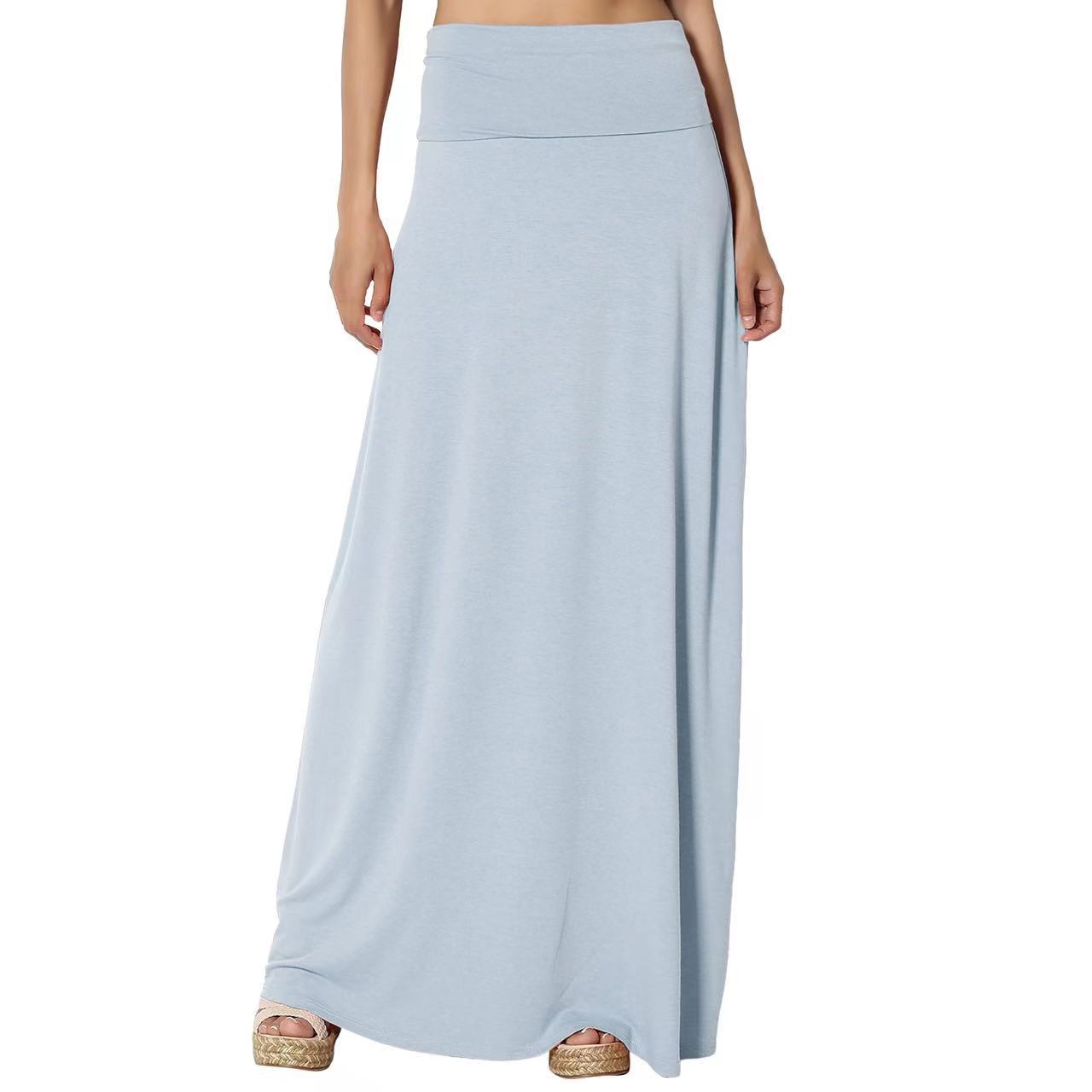 Mature Women's Home Casual High Waist Hip Skirts