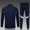 2025/2026 Real Madrid Cyan Long Zipped Jacket Football Shirt 1:1 Thai Quality
