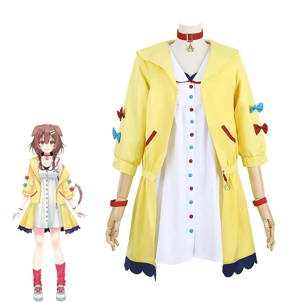 [Wetrose] In Stock Inugami Korone 戌神 ころね Hololive Vtuber Doggo DooGGod Cosplay Costume