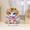 Diamond Painting Acrylic Cartoon Sunflower Dinosaur Table Top Ornament Kits
