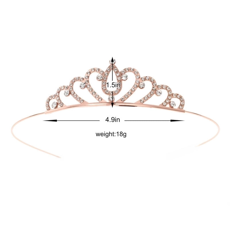 Factory Girl Crown Princess Simple Cute Headband Baby Festival Performance Hair Accessories Bride Crown Wedding Headdress