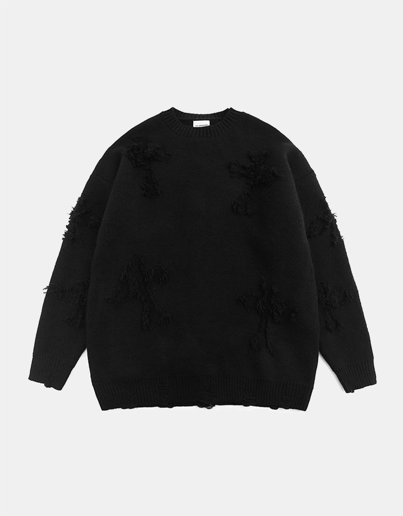 Cross Hole Street Trendy Sweater / TECHWEAR CLUB / Techwear
