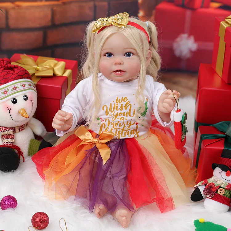 20'' Christmas Realistic Reborn Baby Doll Girl Stella That Look