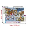 Diamond Painting-5D Full Round Drill Snowman