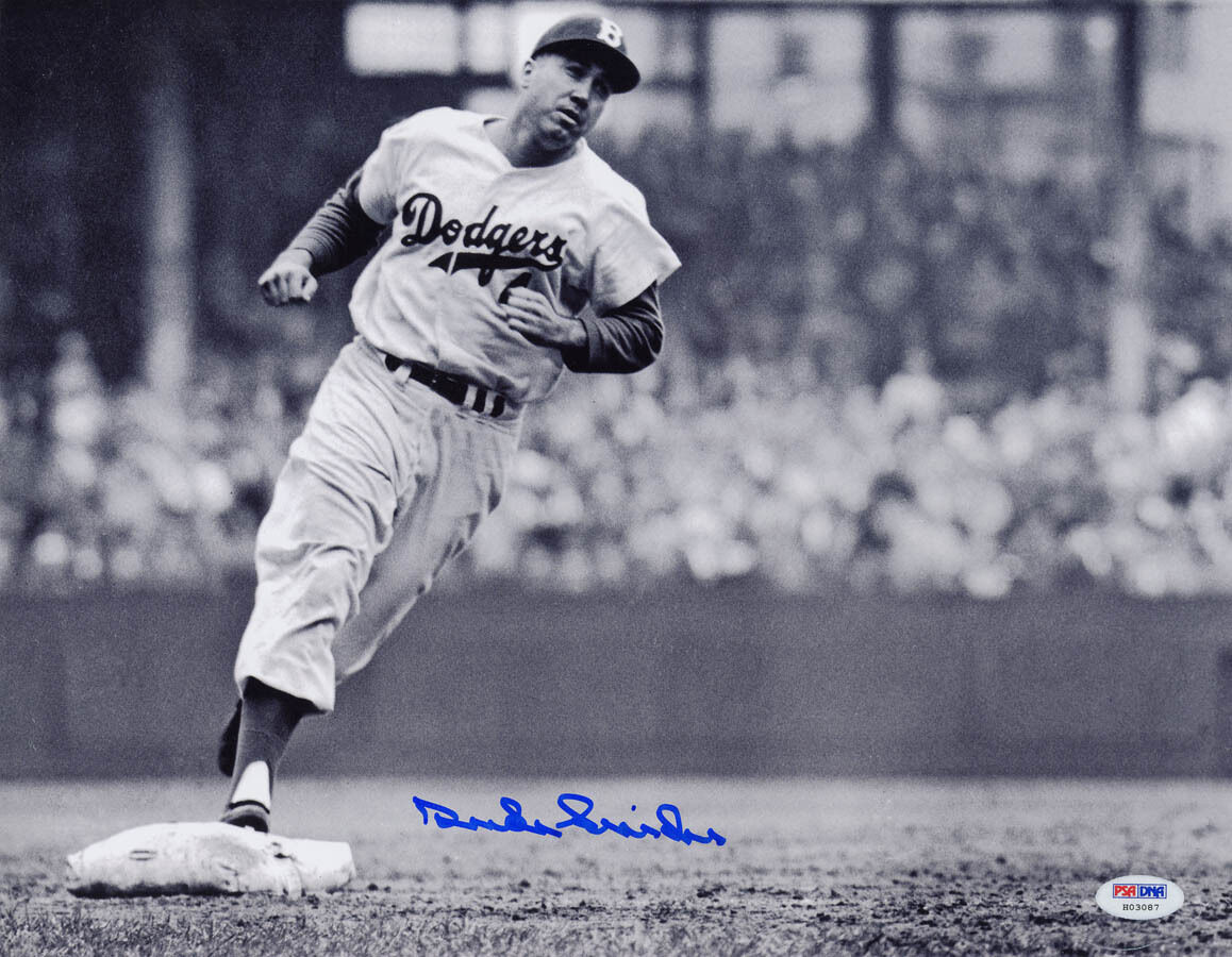 Duke Snider SIGNED 11x14 Photo Poster painting Brooklyn Dodgers PSA/DNA AUTOGRAPHED