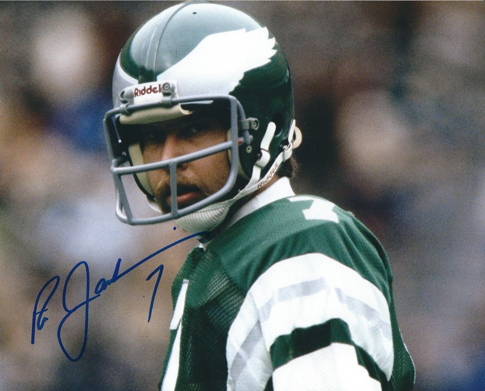 Autographed RON JAWORSKI Philadelphia Eagles 8x10 Photo Poster painting w/COA