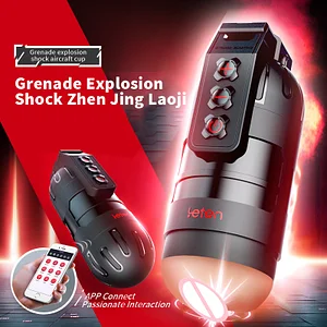 Leten Grenade App Remote Control Vibration Masturbation Cup