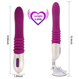 10-Speed Telescopic Thrusting Vibrator Machine for Women