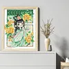 【Limited Stock Sale】Peony Girl-14CT Stamped Cross Stitch Egyptian Cotton 49*59cm/19.29*23.23in tapestrymarket