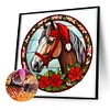 Christmas Horse - Full Round Drill Diamond Painting