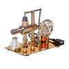 Hot Air Stirling Engine with USB Light Balance Single Cylinder Hot Air Engine Physics Engine Children Adult Toy