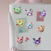 R&eacute;frig&eacute;rateur magn&eacute;tique de peinture 8PCS-Butterfly-Diamond