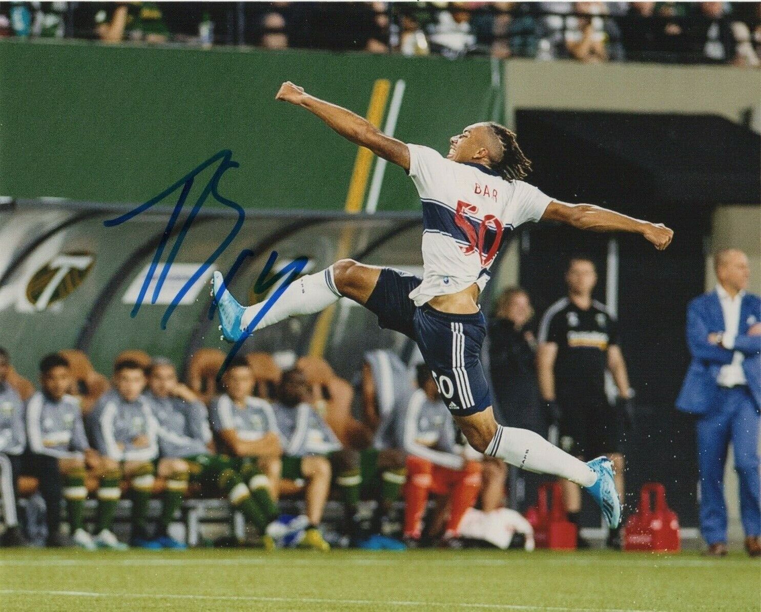 Vancouver Whitecaps Theo Bair Autographed Signed 8x10 MLS Photo Poster painting COA #6