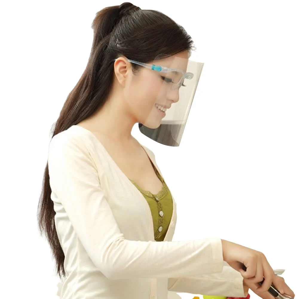 Unisex Gender Newest Transparent Caps Solid Pattern Type Protected Hats