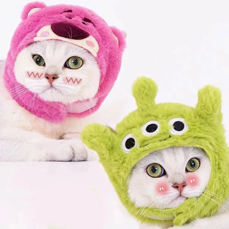 Cute Plush Funny Pets Hat Headwear