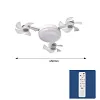 E27 Screw Mouth Four-Head Creative Drone Fan Light Silent Small Ceiling Fan Light